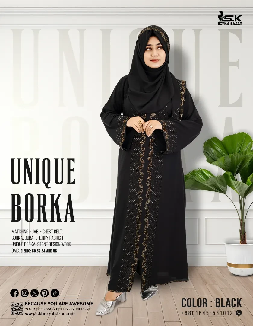 Unique Borka - Black